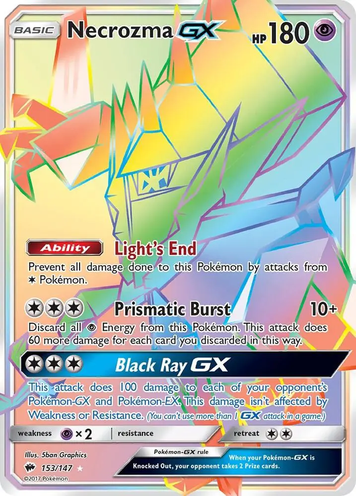Necrozma GX, Burning Shadows 153/147
