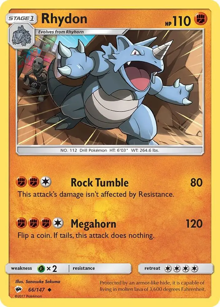 Rhydon, Burning Shadows 66/147