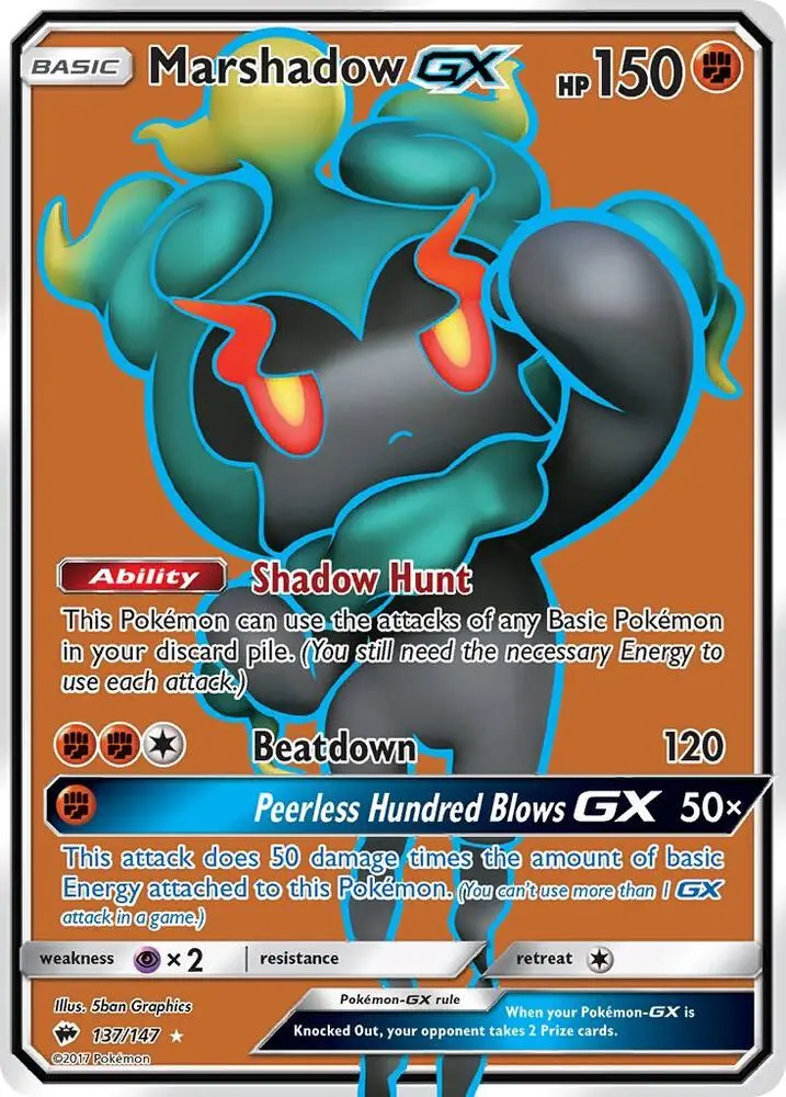 Marshadow GX, Burning Shadows 137/147