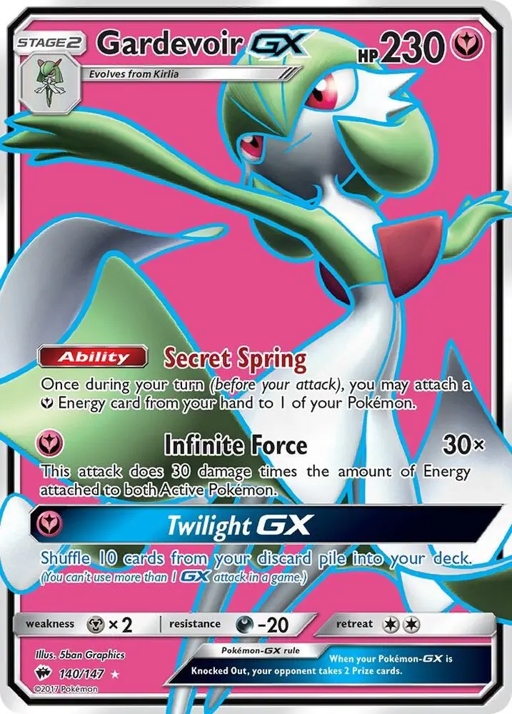 Gardevoir GX, Burning Shadows 140/147