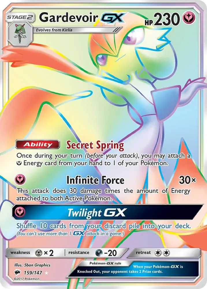Gardevoir GX, Burning Shadows 159/147