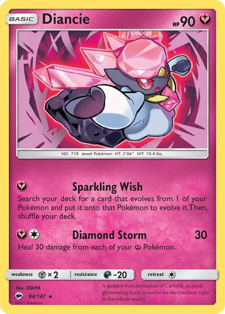 Diancie, Burning Shadows 94/147