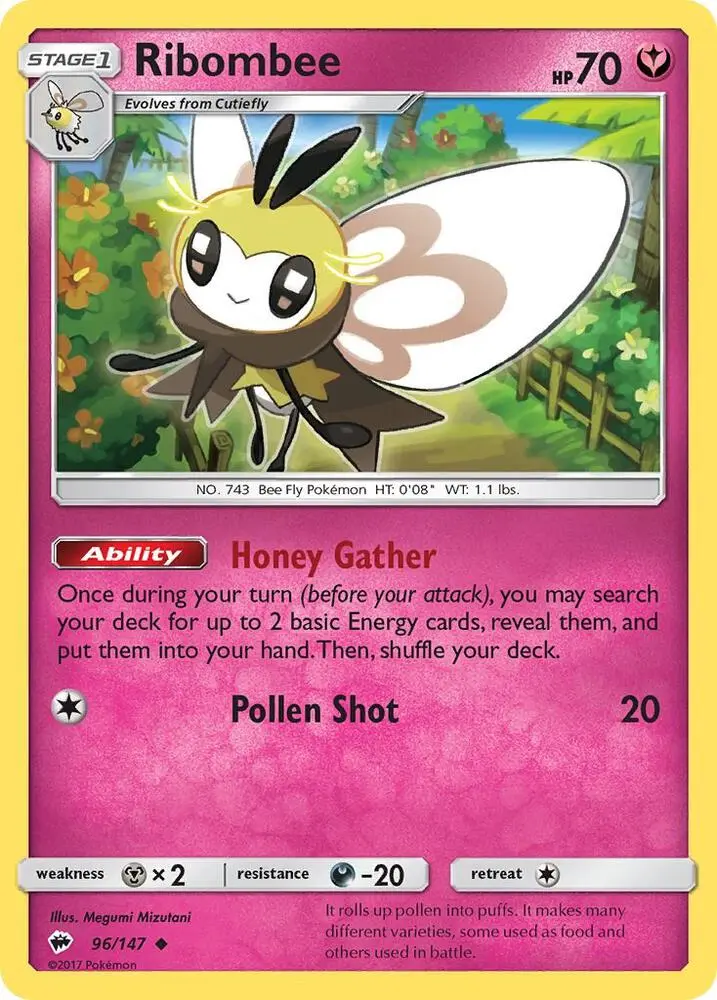 Ribombee, Burning Shadows 96/147