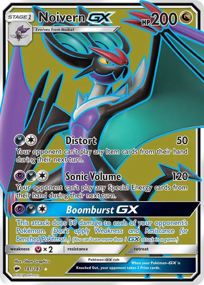 Noivern GX, Burning Shadows 141/147