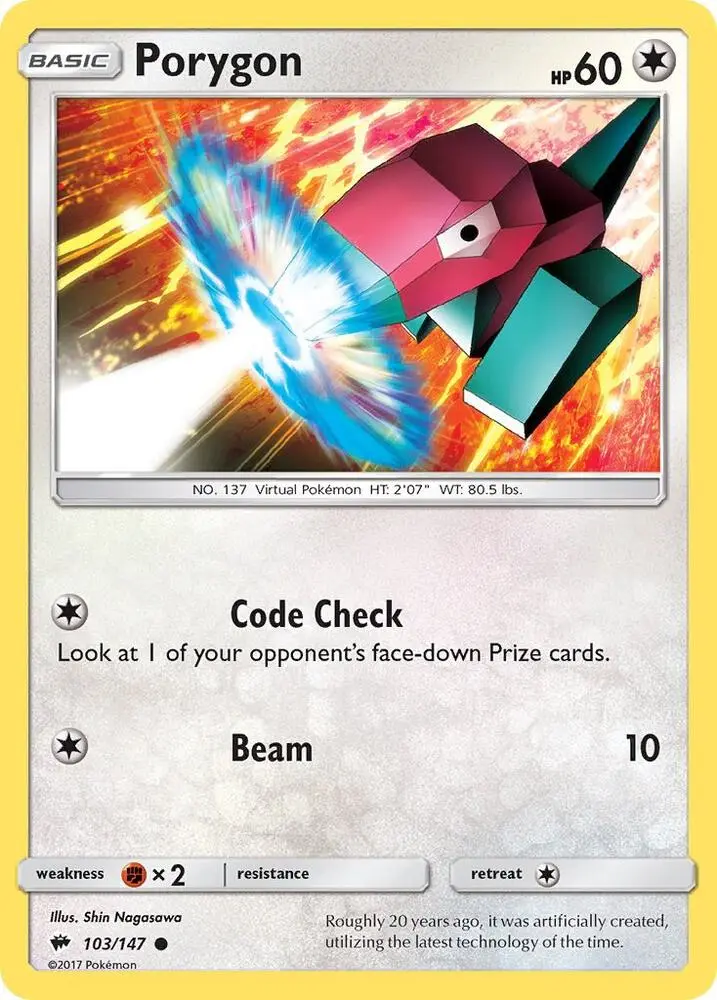Porygon, Burning Shadows 103/147