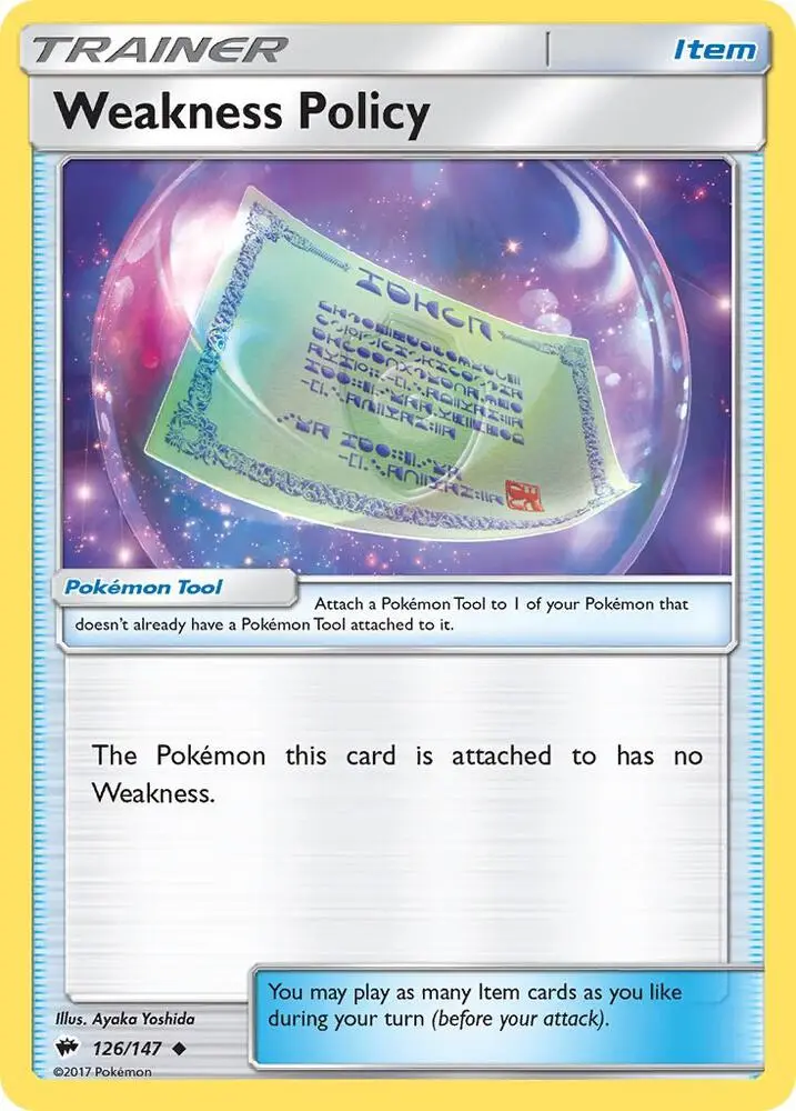 Weakness Policy, Burning Shadows 126/147