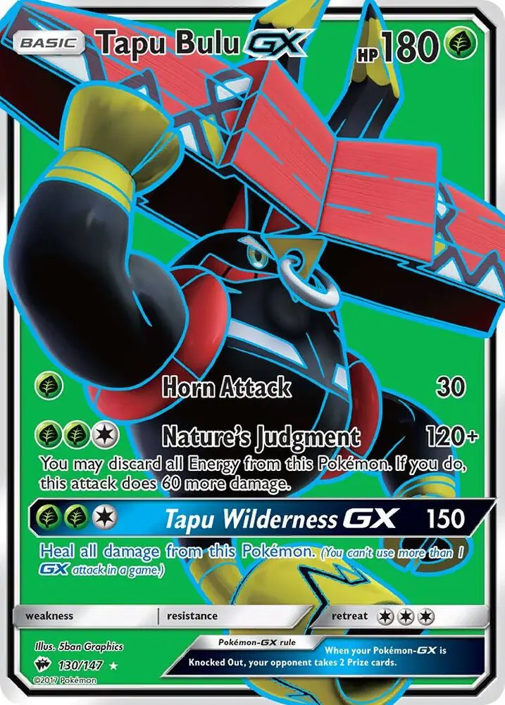 Tapu Bulu GX, Burning Shadows 130/147