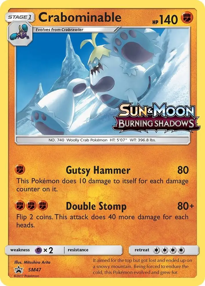 Crabominable, SM Black Star Promos SM47