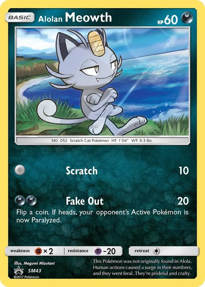 Alolan Meowth, SM Black Star Promos SM43/248