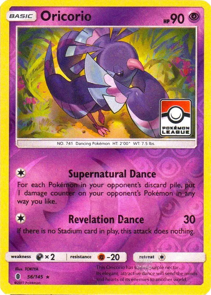 Oricorio, League & Championship Cards 056/145