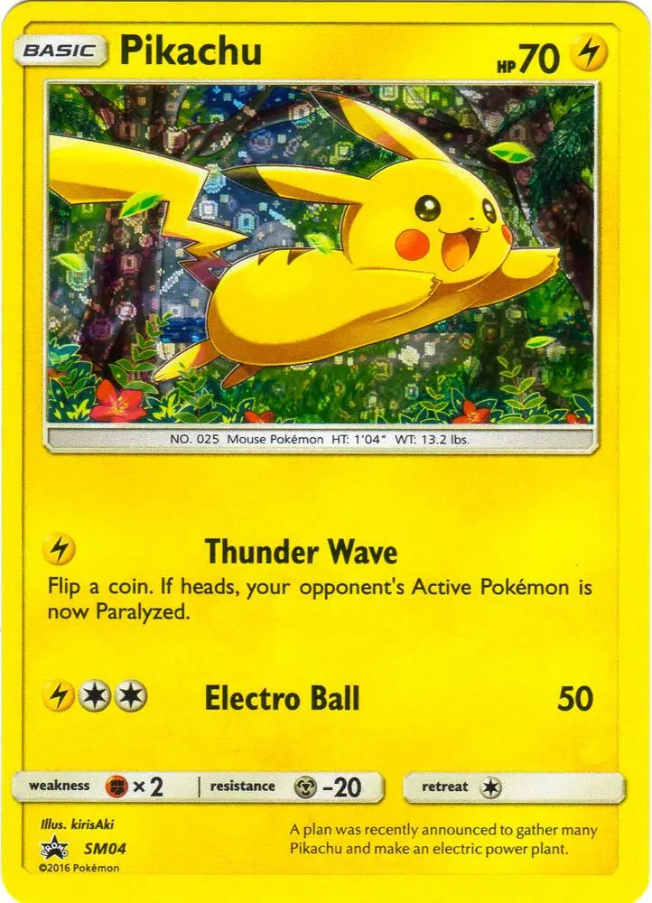 Pikachu, Miscellaneous Cards & Products SM04