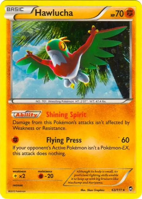 Hawlucha, Blister Exclusives 063/111
