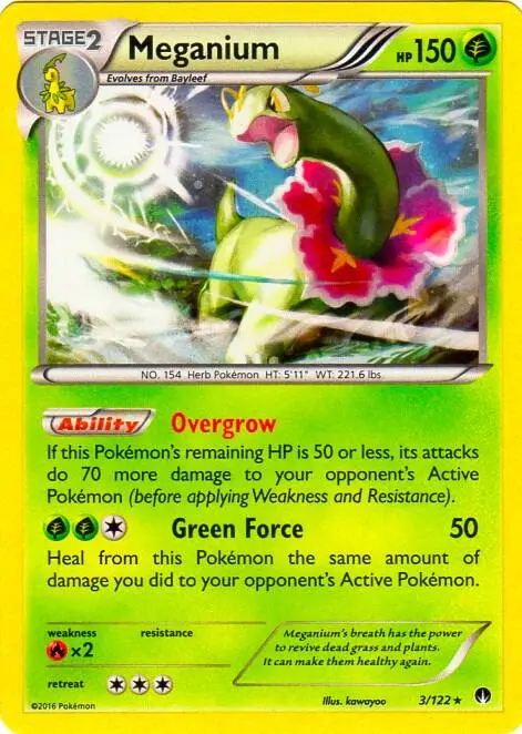 Meganium, Blister Exclusives 003/122