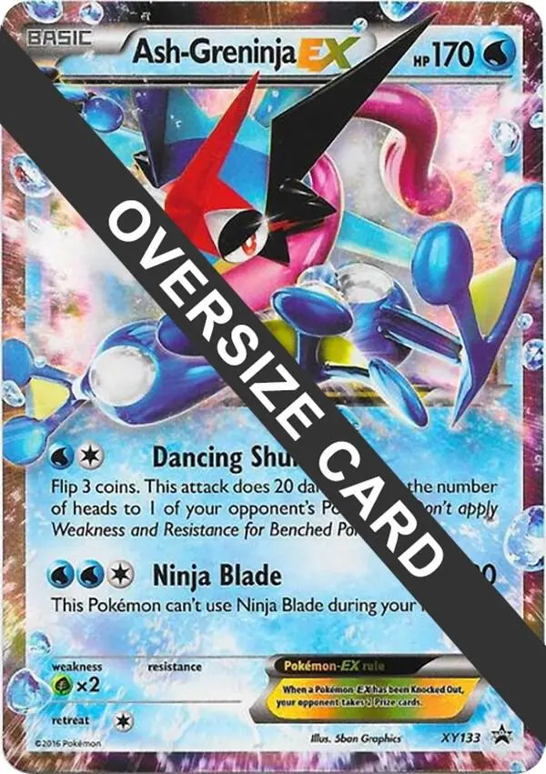 Ash-Greninja EX, Jumbo cards XY133