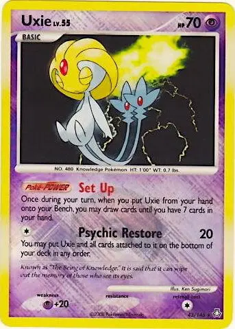 Uxie, League & Championship Cards 043/146