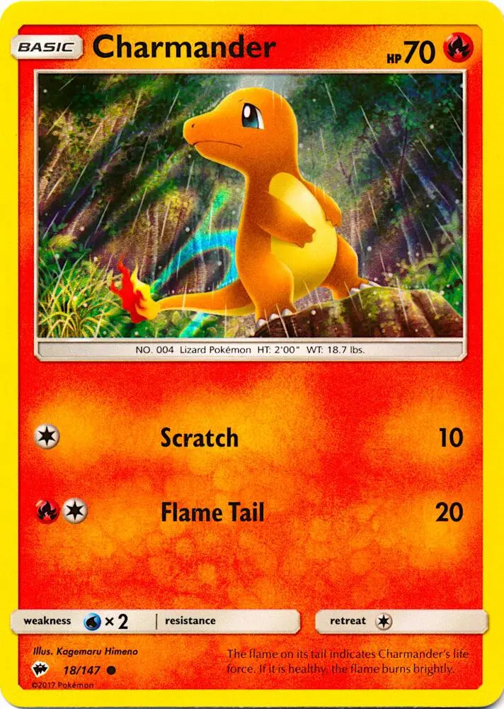 Charmander, Miscellaneous Cards & Products 018/147