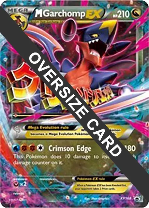 M Garchomp EX, Jumbo cards XY168