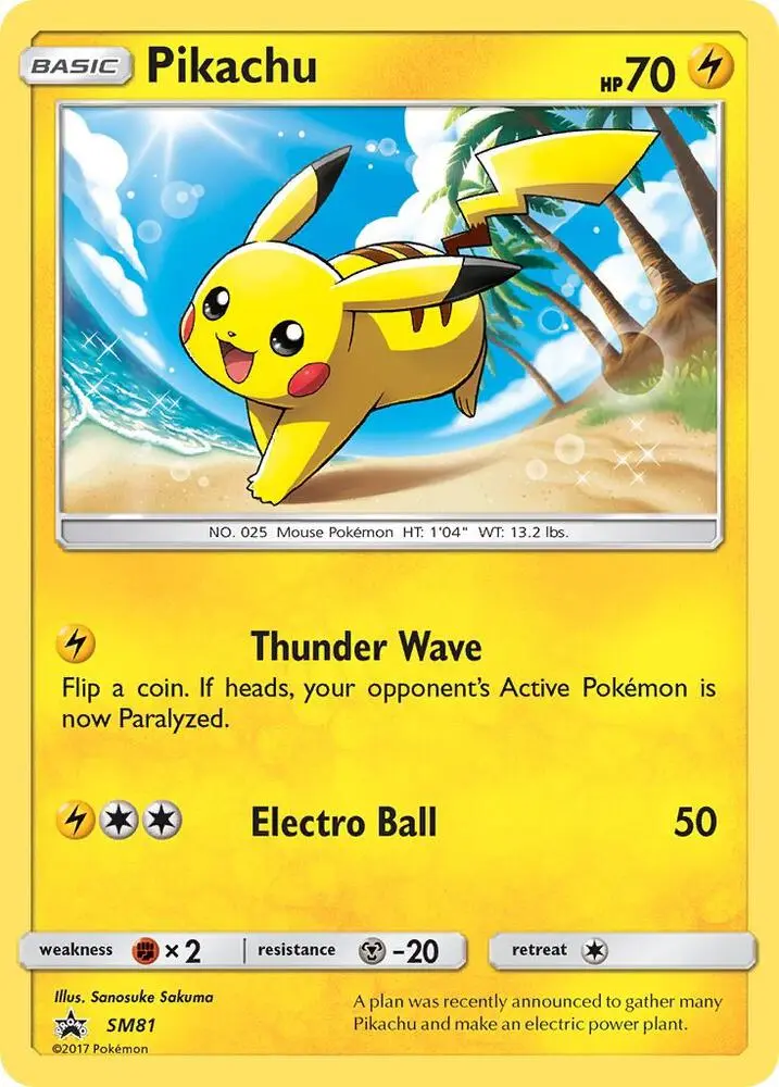 Pikachu, SM Black Star Promos SM81/248