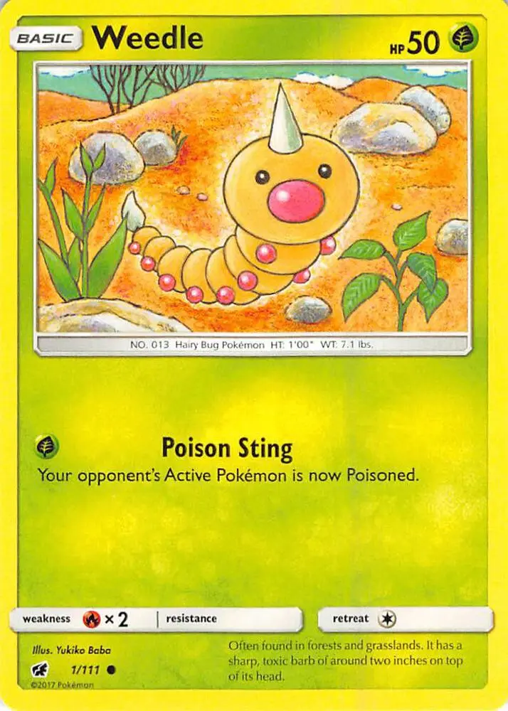 Weedle, Crimson Invasion 1/111