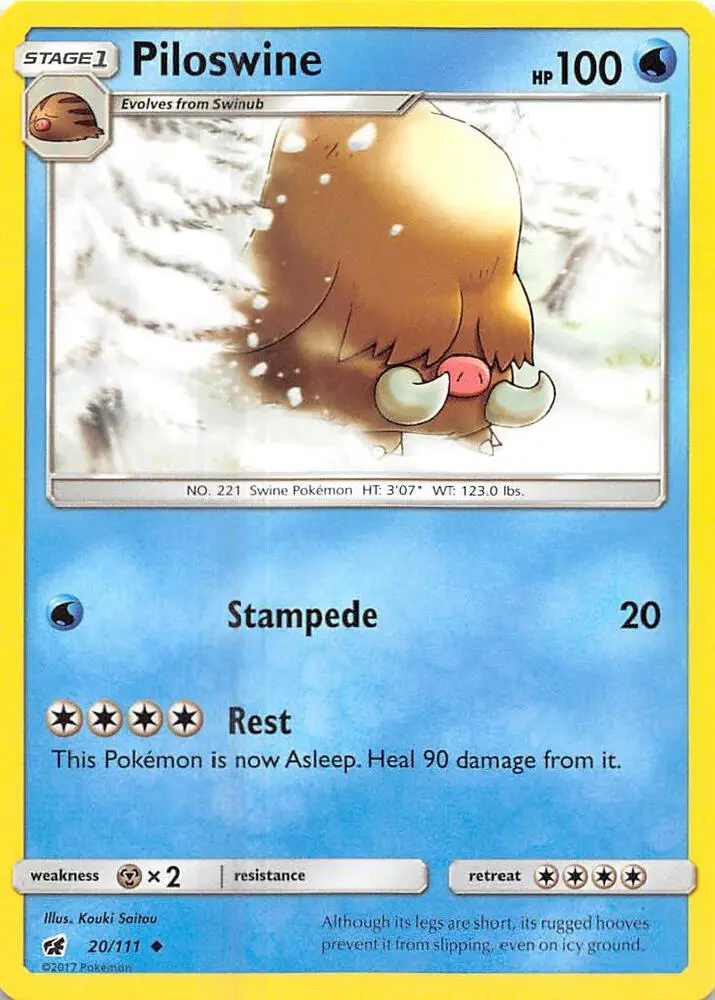 Piloswine, Crimson Invasion 20/111