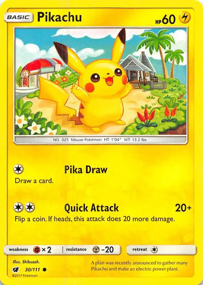 Pikachu, Crimson Invasion 30/111