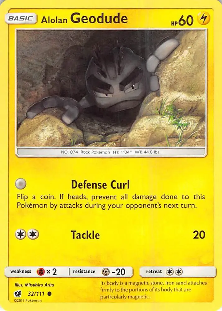 Alolan Geodude, Crimson Invasion 32/111