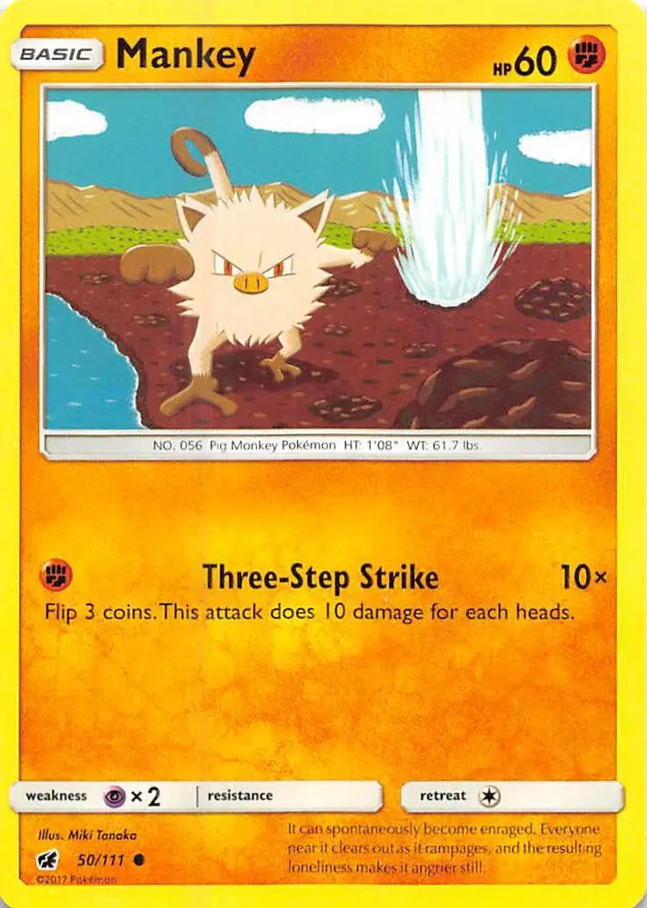 Mankey, Crimson Invasion 50/111