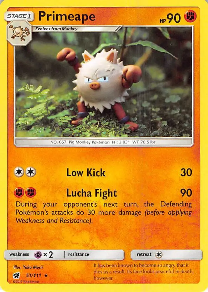 Primeape, Crimson Invasion 51/111