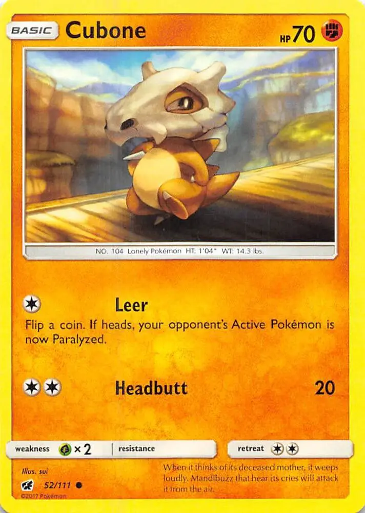 Cubone, Crimson Invasion 52/111