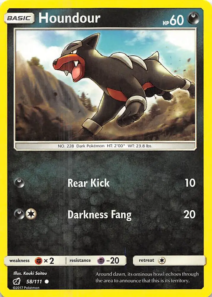 Houndour, Crimson Invasion 58/111