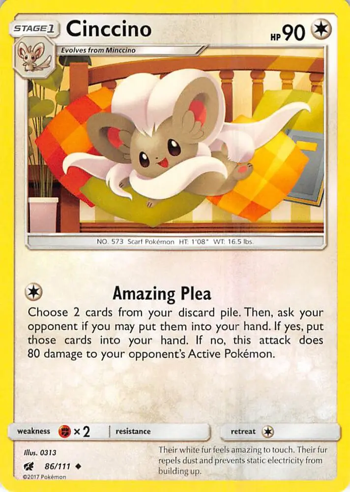 Cinccino, Crimson Invasion 86/111