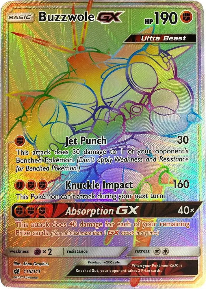 Buzzwole GX, Crimson Invasion 115/111