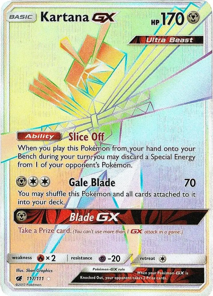 Kartana GX, Crimson Invasion 117/111