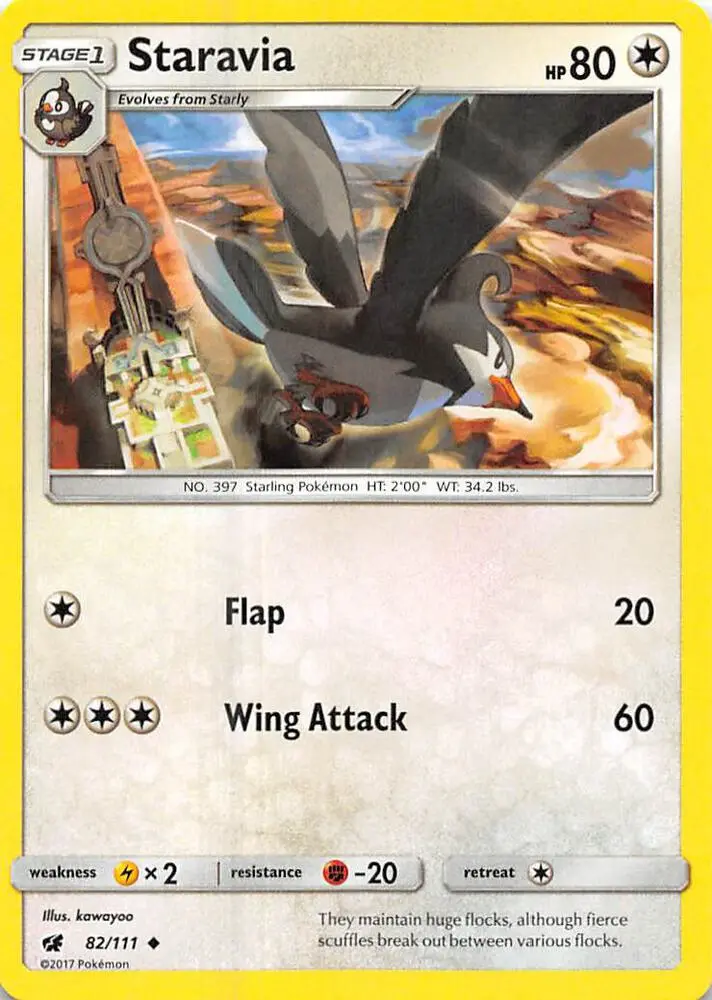 Staravia, Crimson Invasion 82/111