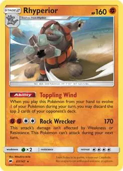 Rhyperior, Deck Exclusives 067/147