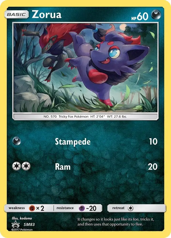 Zorua, SM Black Star Promos SM83/248
