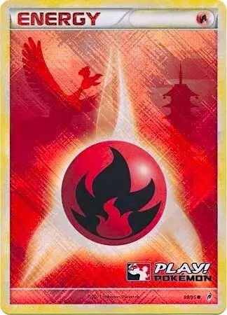 Fire Energy, League & Championship Cards 089/095