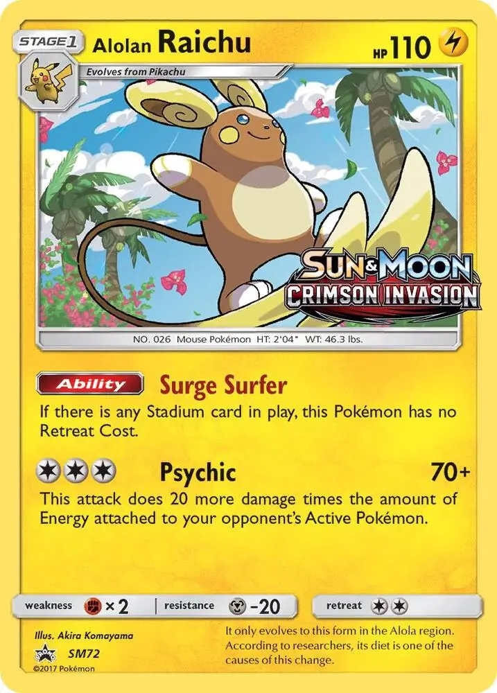 Alolan Raichu, SM Black Star Promos SM72/248