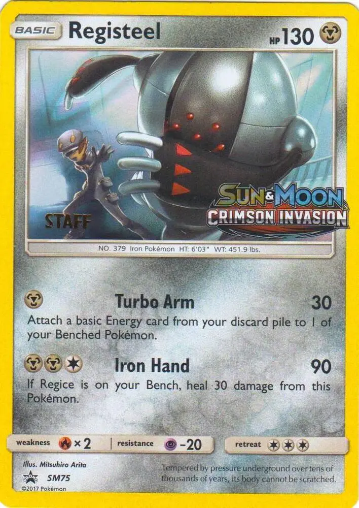Registeel, SM Black Star Promos SM75