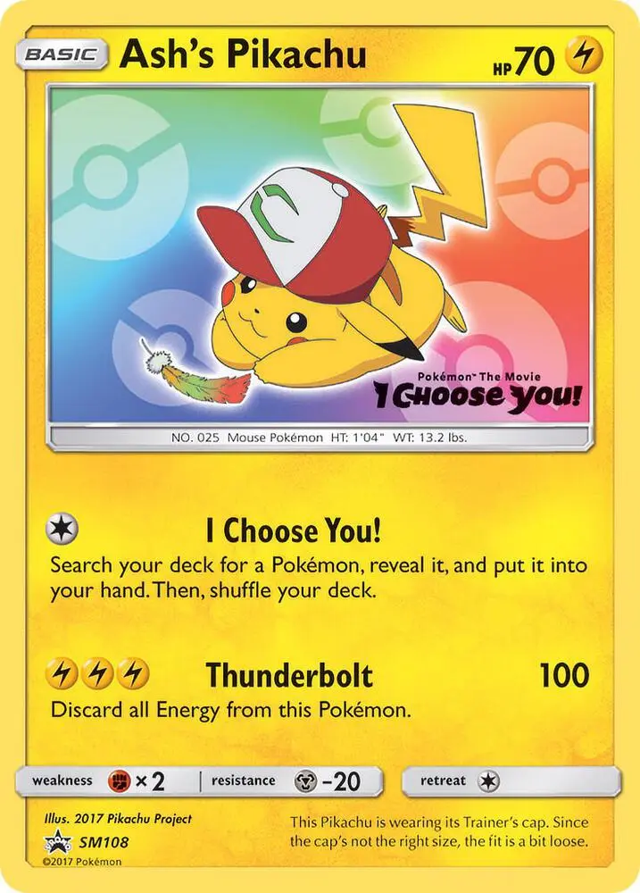 Ash's Pikachu, SM Black Star Promos SM108/248