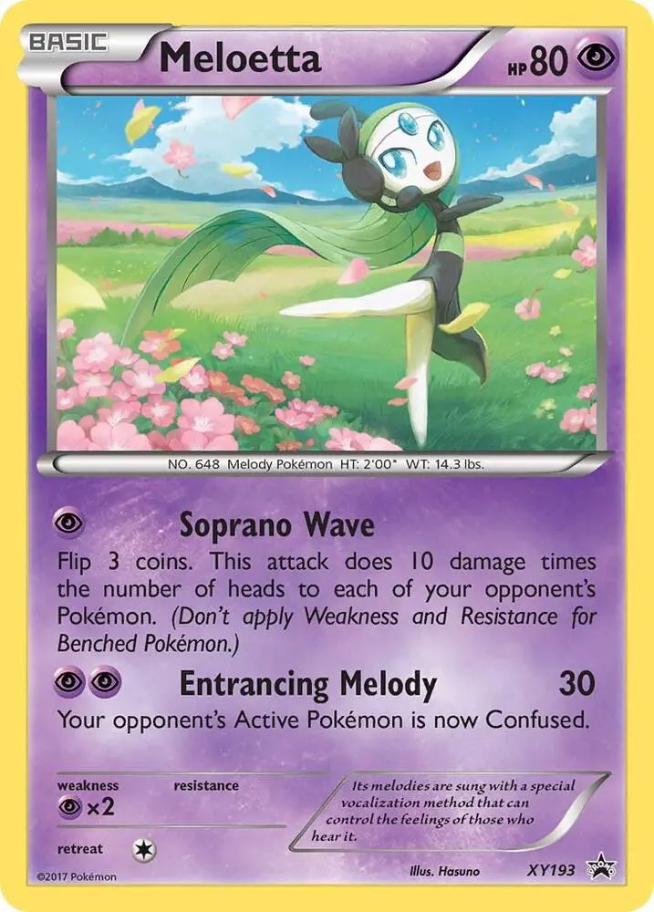 Meloetta, XY Black Star Promos XY193/211