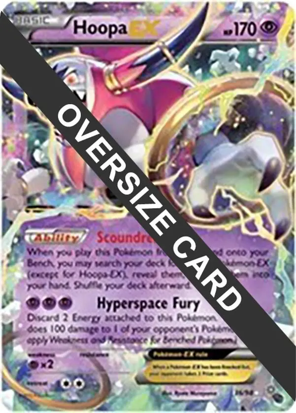 Hoopa EX, Jumbo cards 036/098