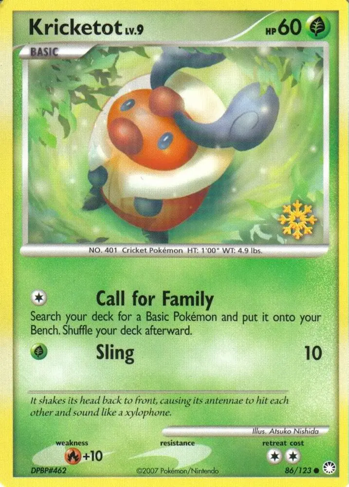 Kricketot, Countdown Calendar Promos 086/123