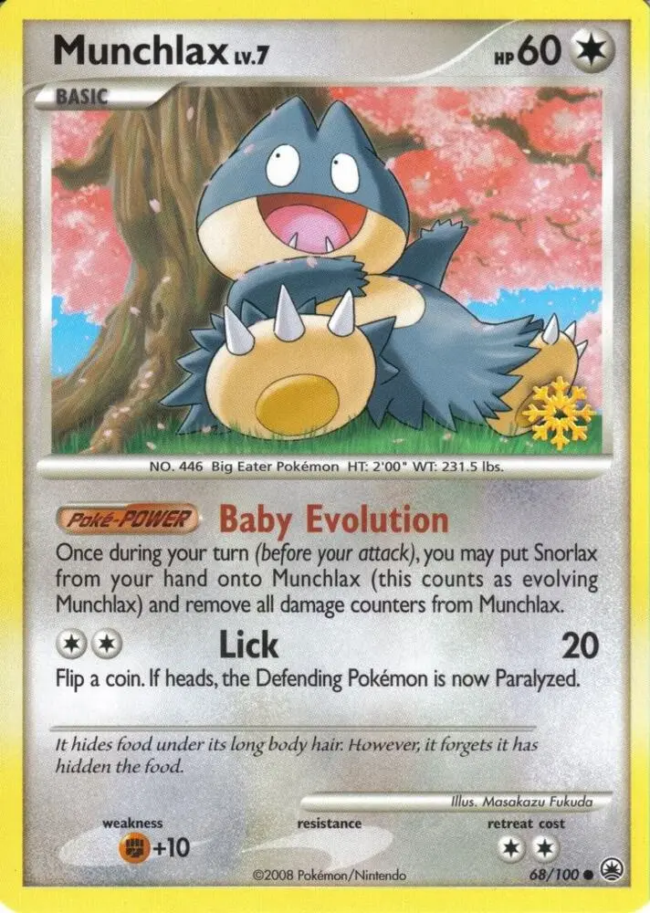 Munchlax, Countdown Calendar Promos 068/100