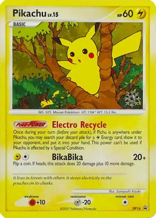 Pikachu, Countdown Calendar Promos DP16