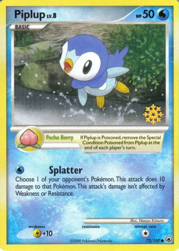 Piplup, Countdown Calendar Promos 072/100