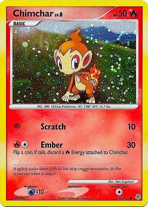 Chimchar, Miscellaneous Cards & Products 076/130