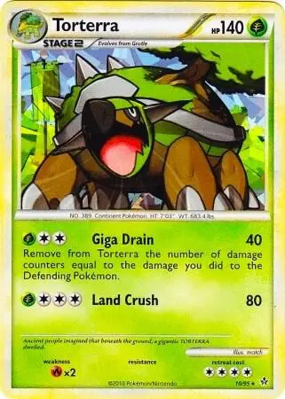 Torterra, League & Championship Cards 010/095