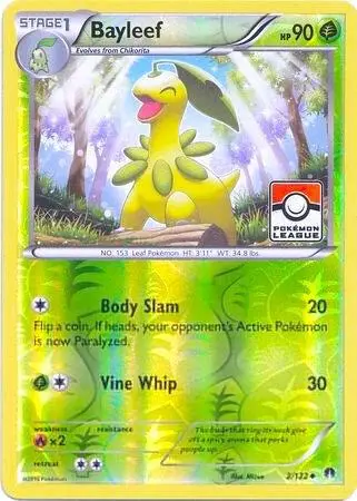Bayleef, League & Championship Cards 002/122