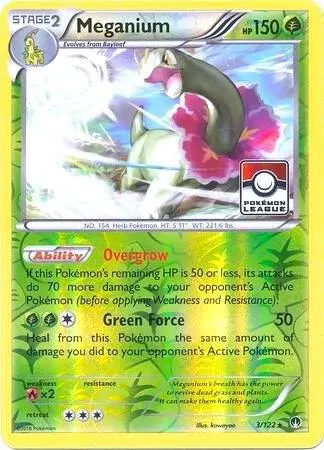 Meganium, League & Championship Cards 003/122